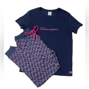 Champion Sleep Lounge Womens Pants & Tee Set Size Small  NWT